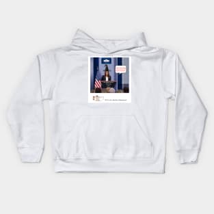 West Wing Witch at the Podium Kids Hoodie